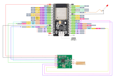 Nodemcu 32S to CC1101 wiring
